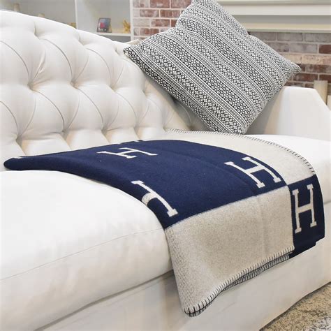 hermes blanket replica navy